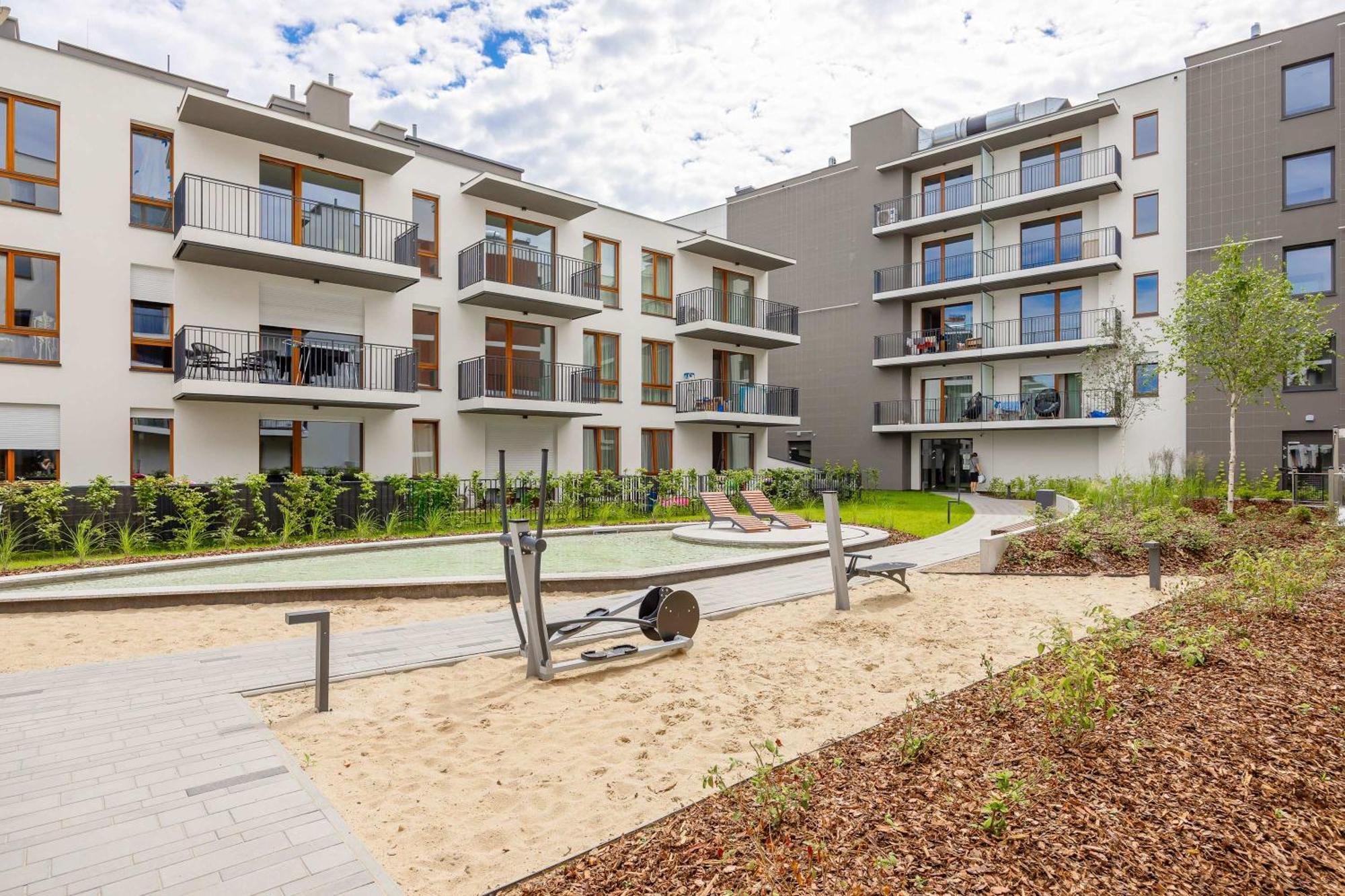 Apartment Sarmacka Wilanow With Parking, Sauna & Gym By Noclegi Renters Warszawa Eksteriør billede