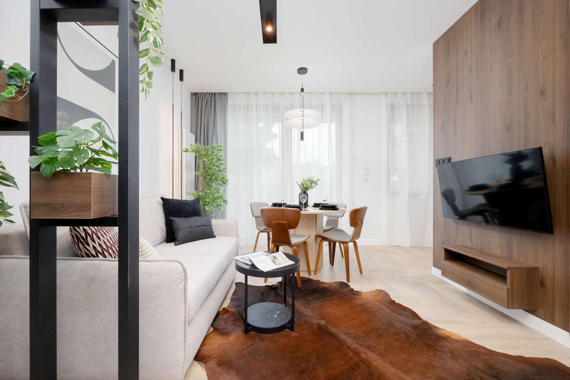 Apartment Sarmacka Wilanow With Parking, Sauna & Gym By Noclegi Renters Warszawa Eksteriør billede